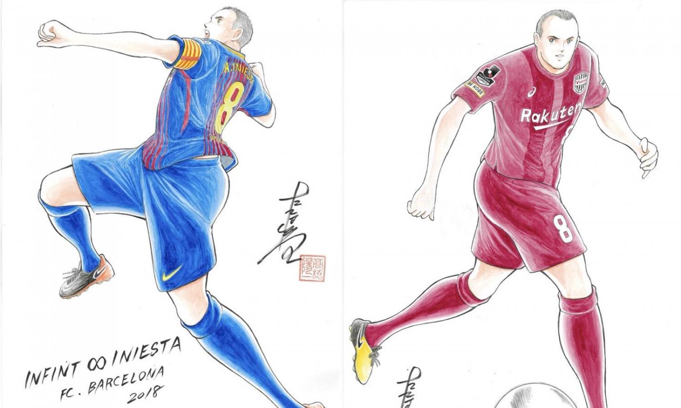 Il papà di Holly & Benij disegna Iniesta, l'unico in grado di 'replicare' Hutton