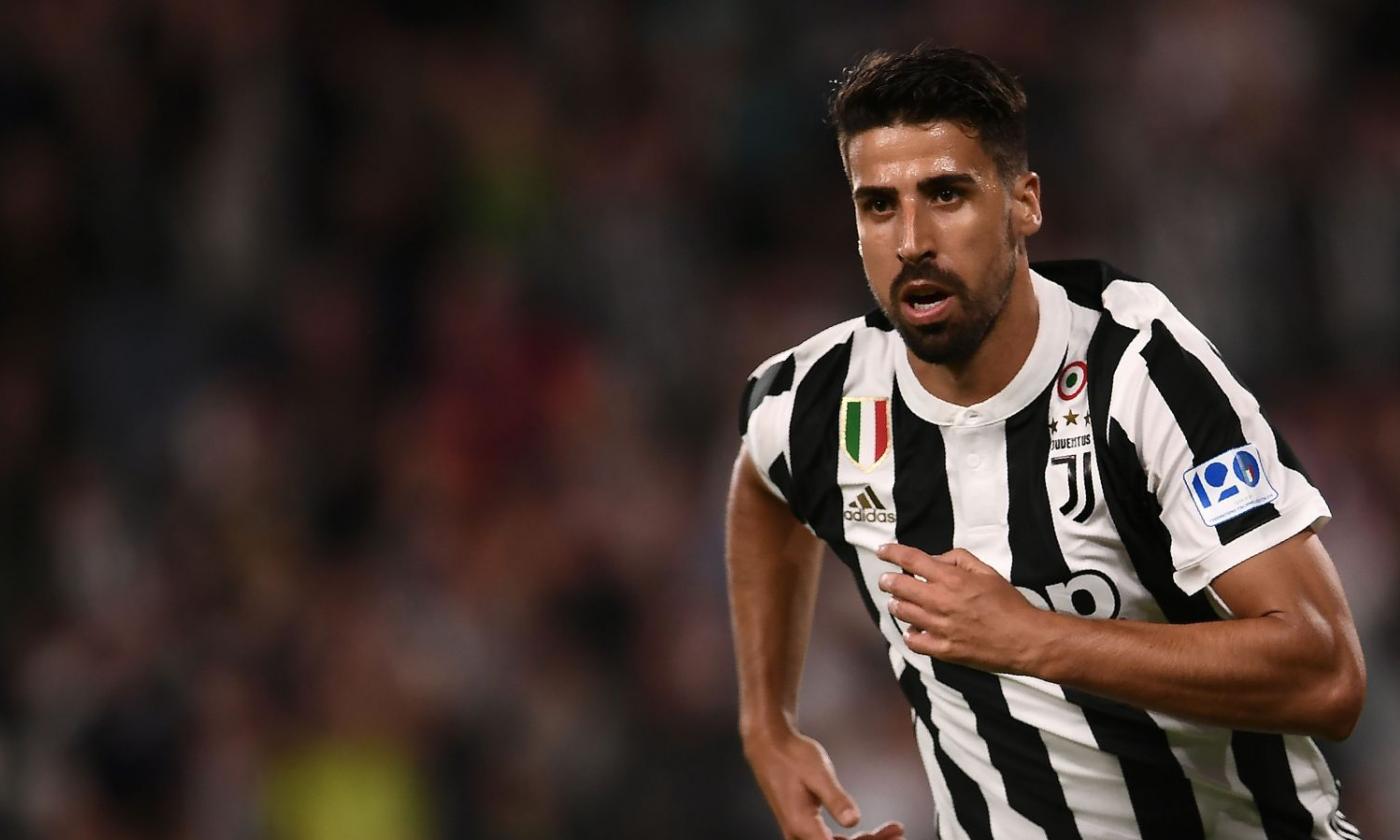 Juve, si fa male Khedira: out con la Roma