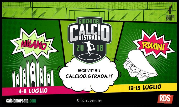 Calciomercato.com con Calciatori Brutti, vieni a trovarci ai Giochi del calcio di strada a Milano e Rimini
