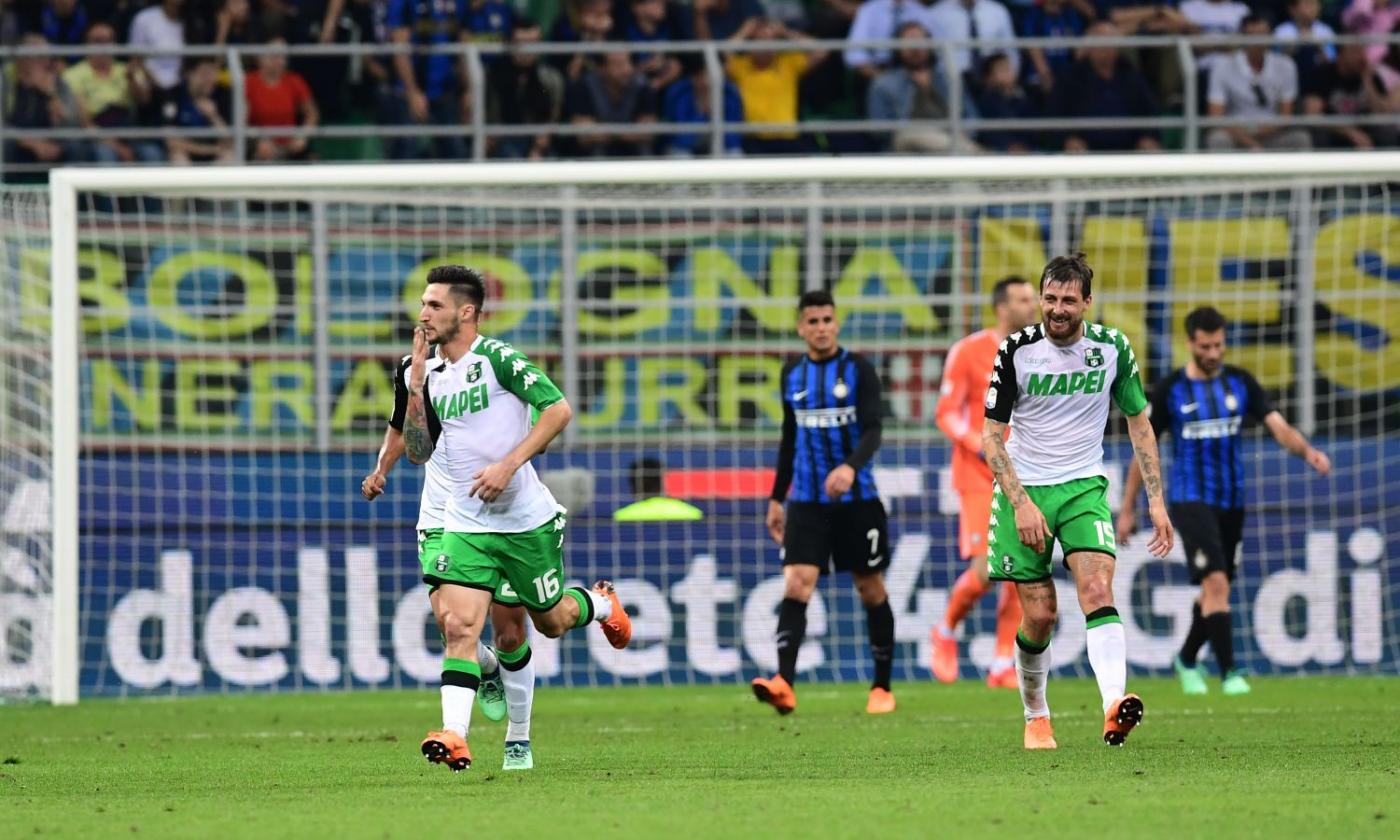 L'Inter crolla a San Siro: 2-1 Sassuolo, la Champions è un miraggio