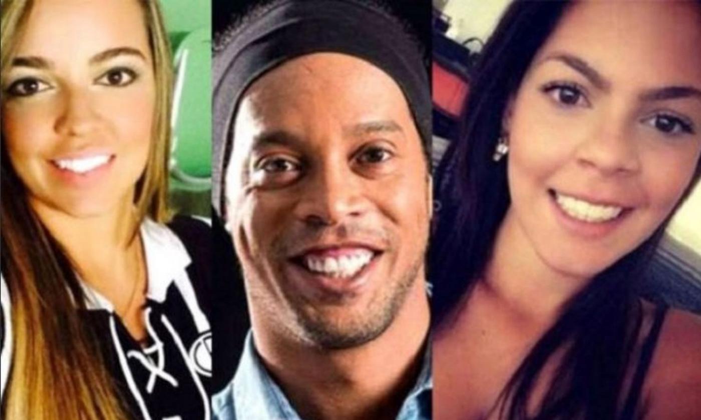 Ronaldinho come Pupo: il Gaucho si sposa con due donne! VIDEO