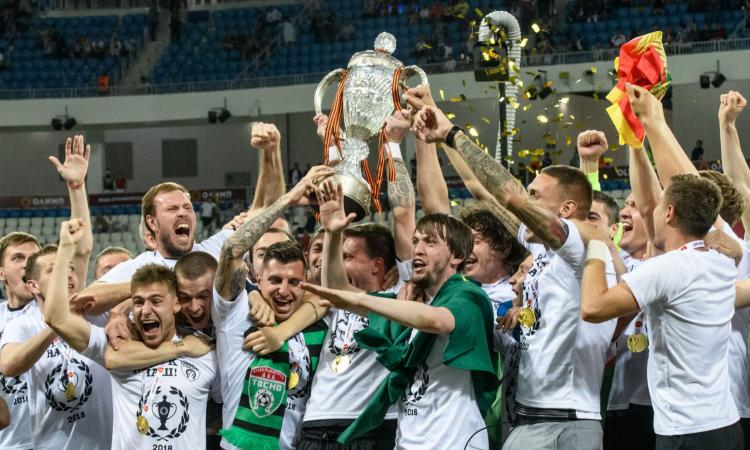 Vincere la Coppa di Russia, retrocedere e fallire in 5 anni la discesa