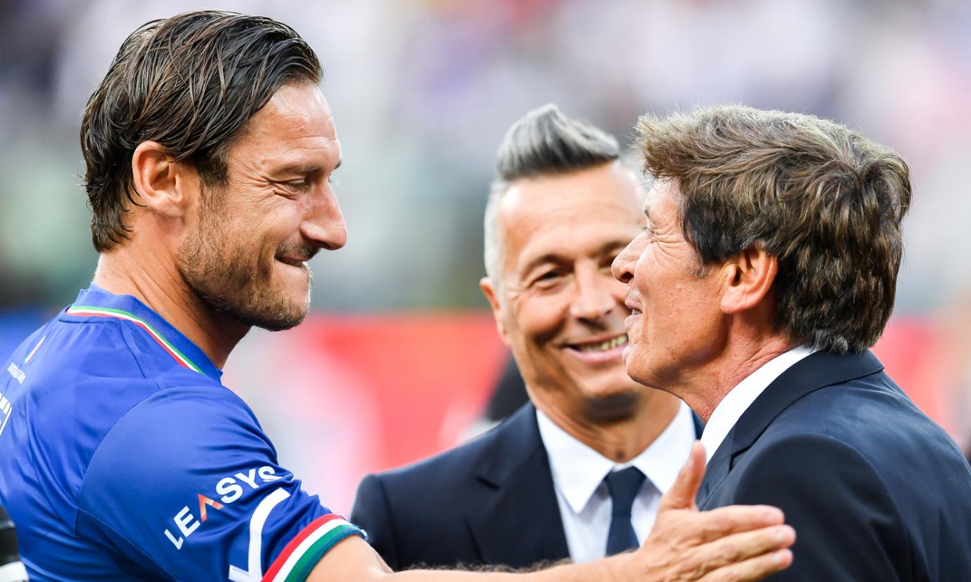 Totti e Cassano alla Partita del Cuore: 'Sempre bello giocare insieme'