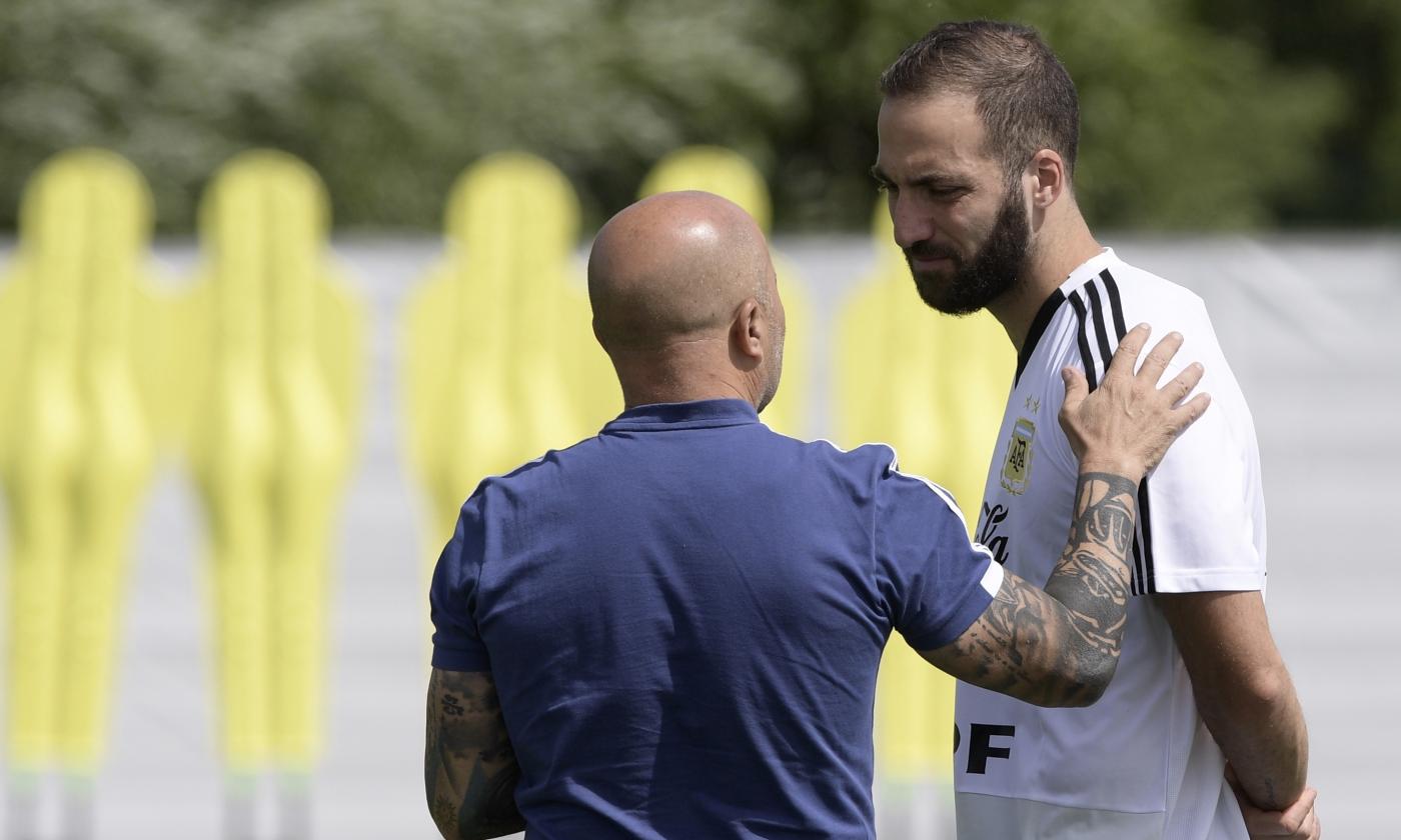 Argentina: Sampaoli non cambia idea su Higuain e Dybala