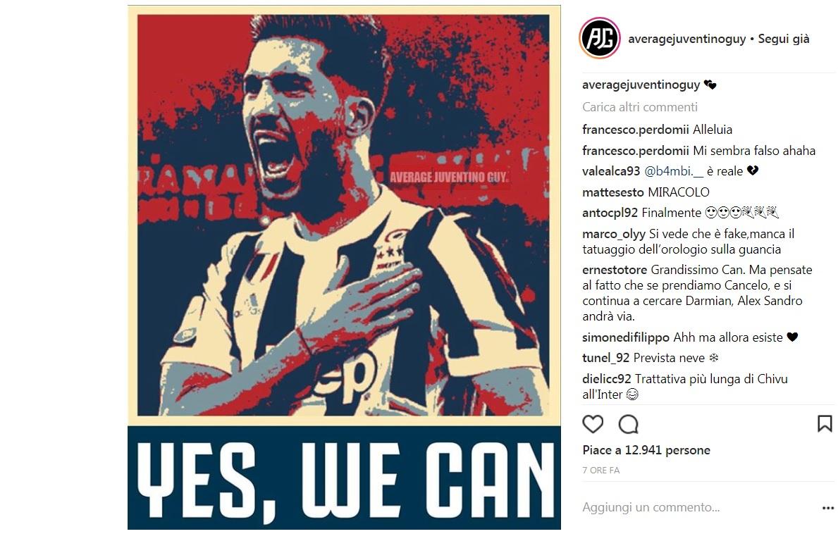 Juve, Emre Can si presenta alle 14.30