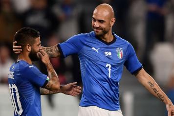 Zaza Nazionale Italia Insigne abbraccio