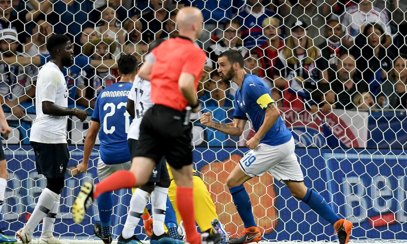 Francia-Italia 3-1: il tabellino