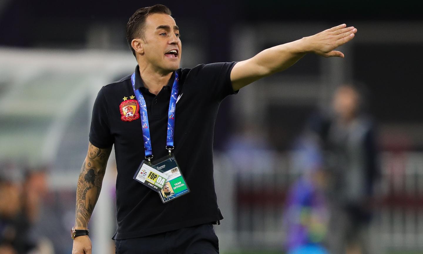 Cannavaro atteso al derby Lazio-Roma