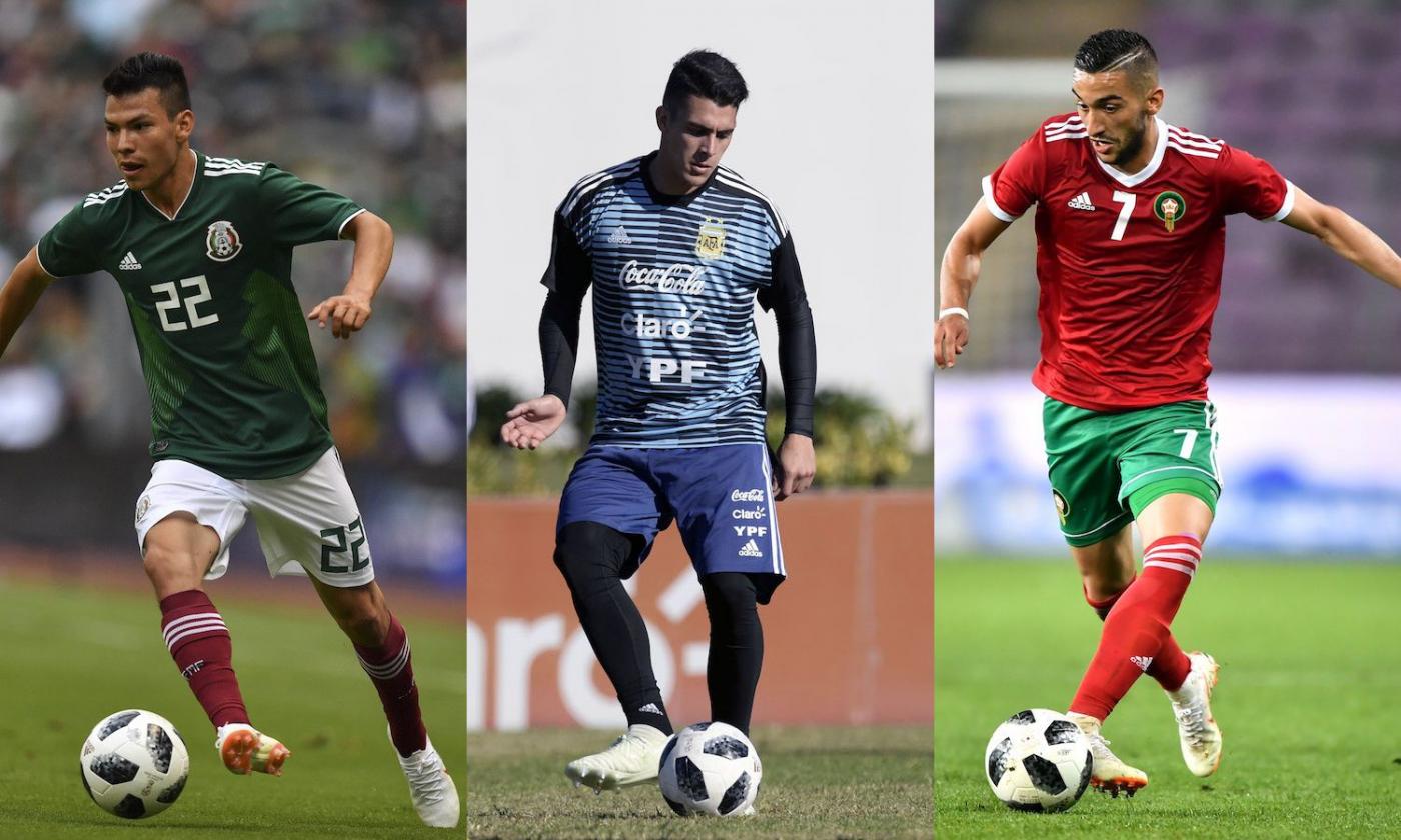 Mondiali: da Lozano a Pavon e Ziyech, le 10 sorprese di Russia 2018