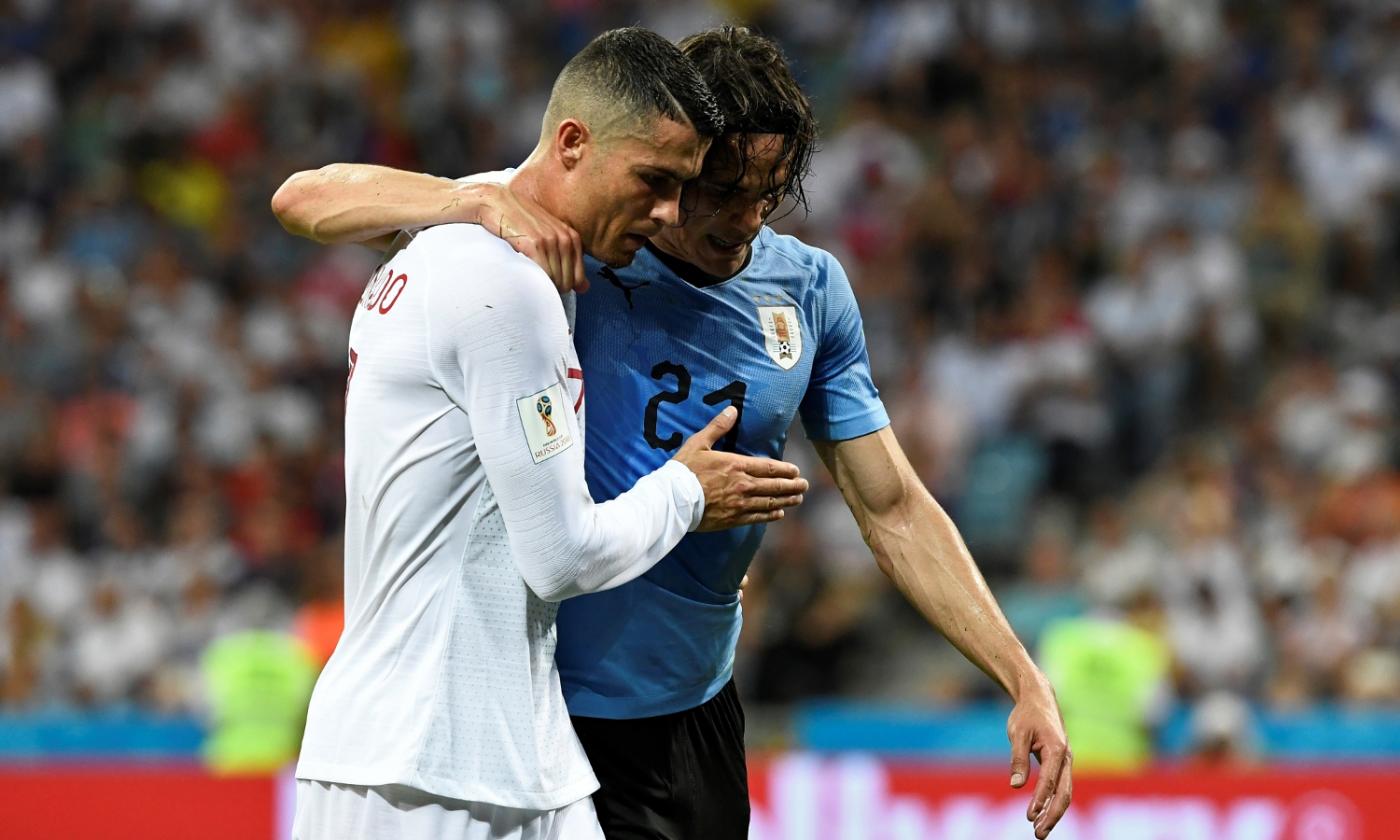 Uruguay, c'è pessimismo per Cavani: si teme la lesione muscolare. La Francia si allontana, Mondiale finito?