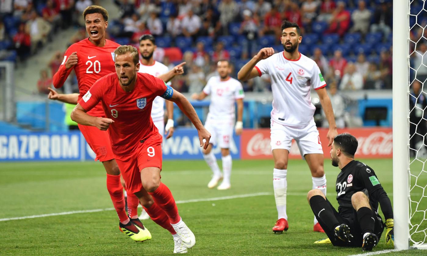 Tunisia-Inghilterra 1-2: il tabellino