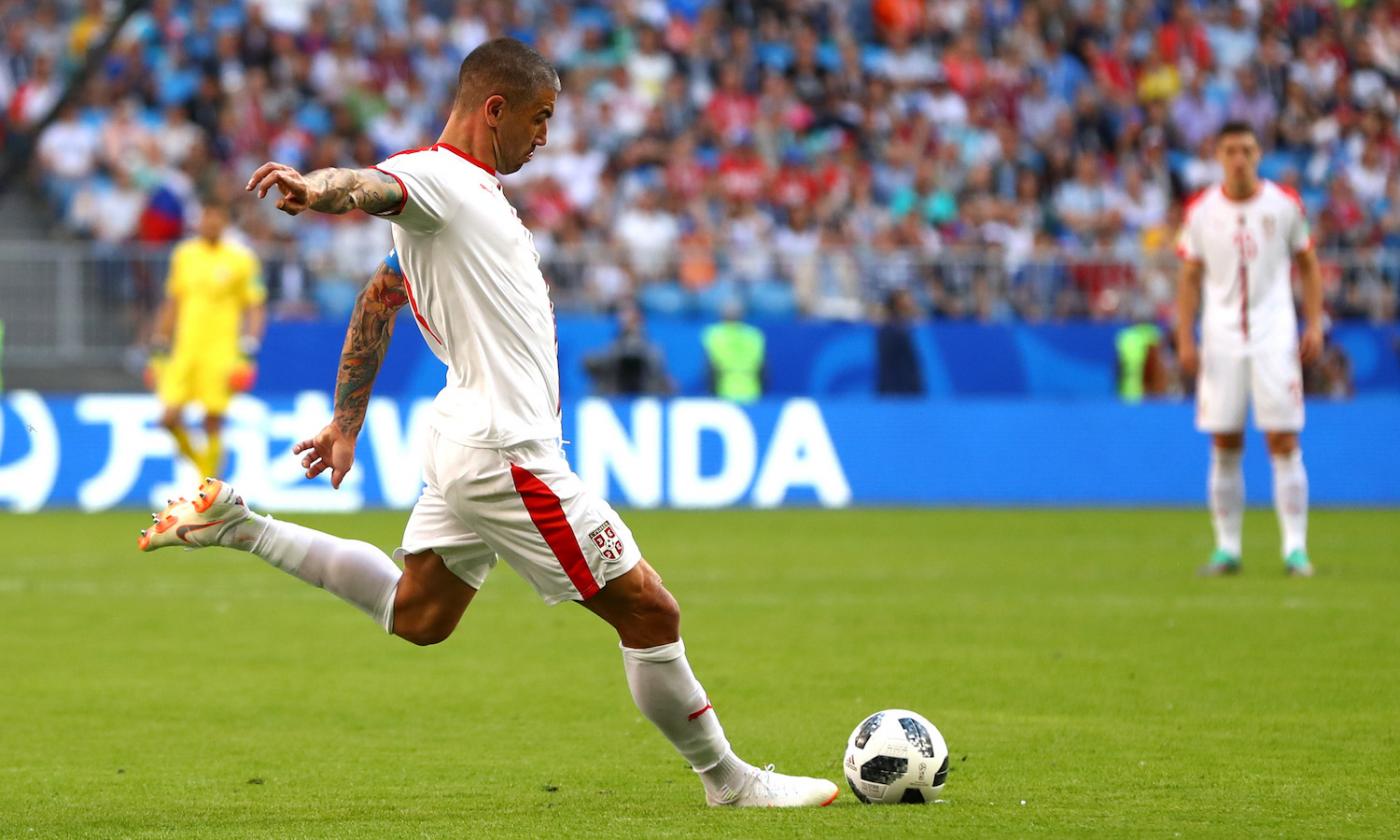 Watch: Roma star Kolarov scores superb free kick for Serbia 