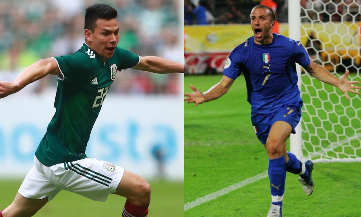 Germania-Messico come Germania-Italia: il gol di Lozano è uguale a quello di Del Piero! VIDEO