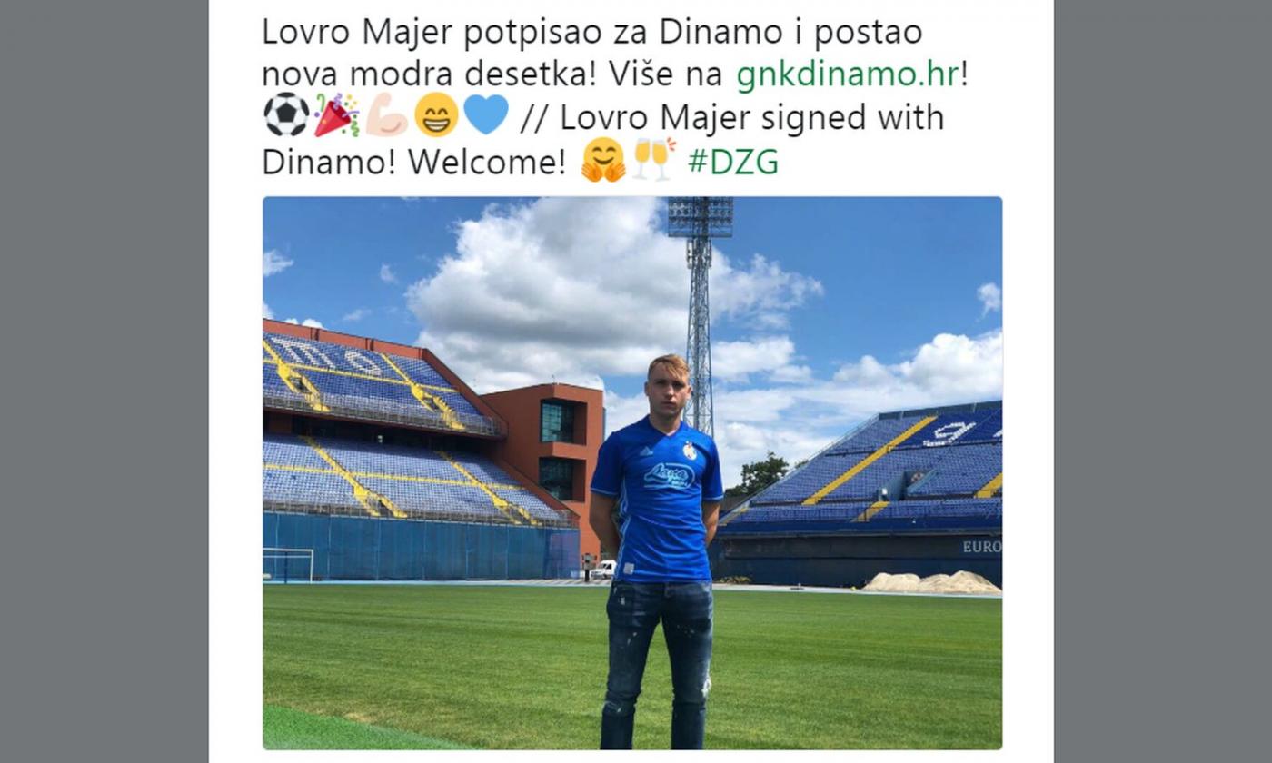 Dinamo Zagabria, UFFICIALE: ecco Majer, lo voleva la Sampdoria