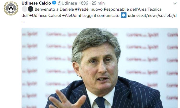 UFFICIALE: Pradé lascia la Sampdoria e va all'Udinese