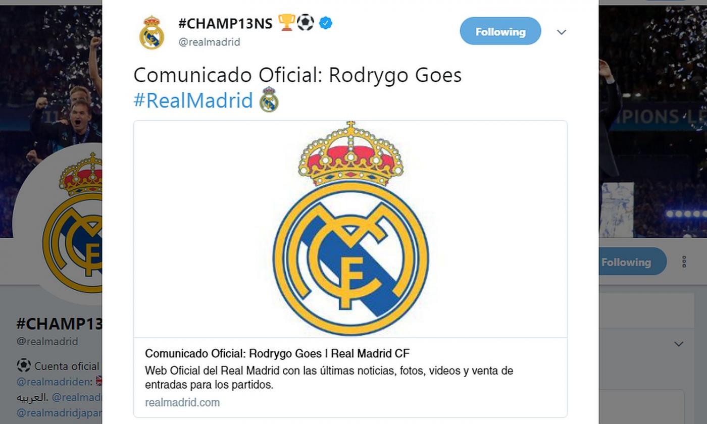 Real Madrid, UFFICIALE: colpo Rodrygo