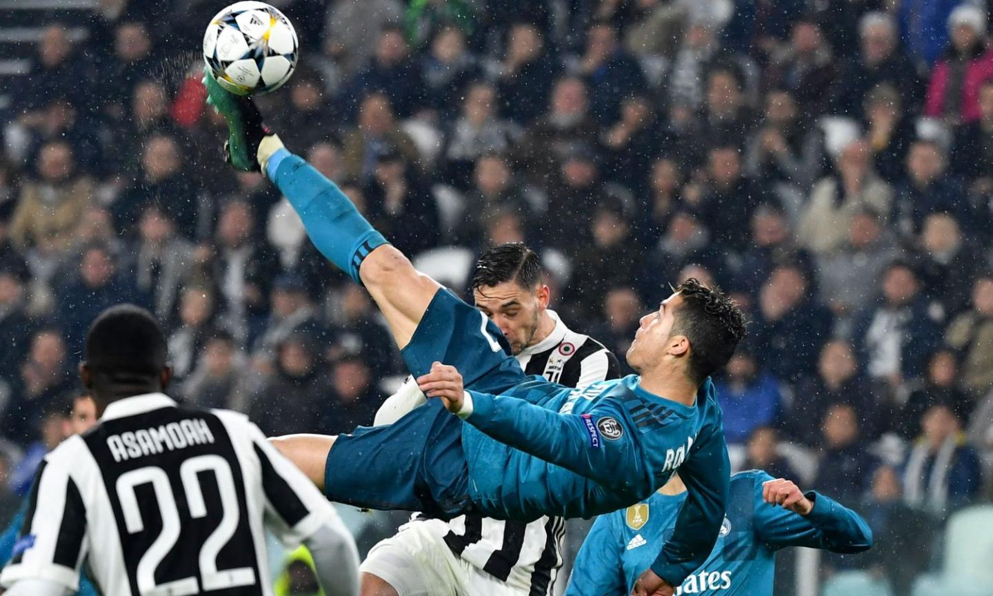 Juve, la magica rovesciata di Cristiano Ronaldo VIDEO