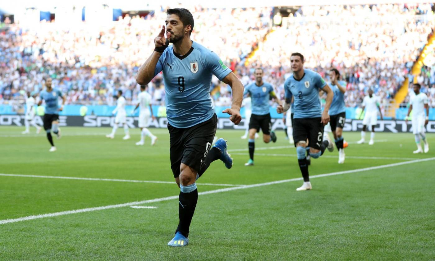 Basta Suarez: 1-0 all'Arabia Saudita, Uruguay agli ottavi di finale