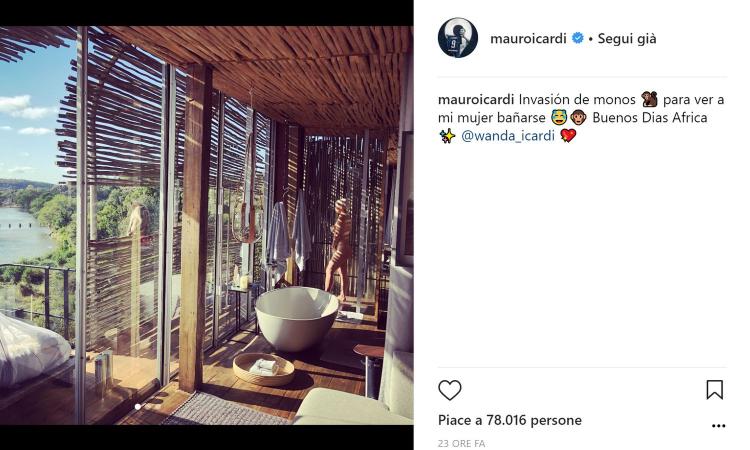 Wanda Nara nuda sotto la doccia: lo scatto hot fa impazzire il web FOTO