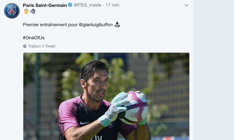 Allenamento PSG ufficiale Allenamento PSG ufficiale
