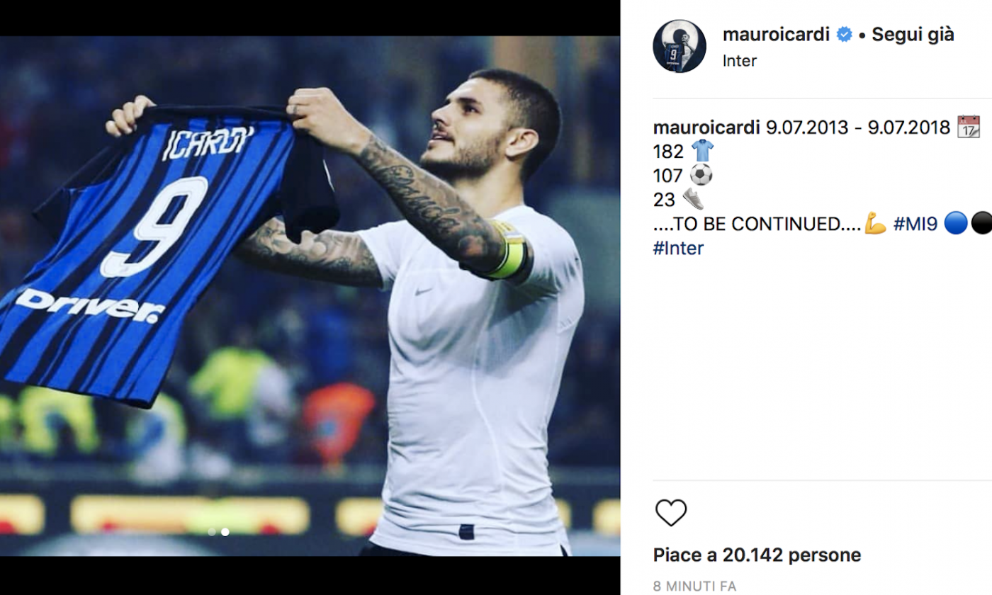 Icardi, parole da capitano vero: 'Ho spiegato ai nuovi la famiglia Inter'