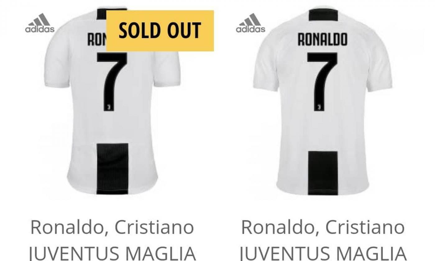 Juve, la maglia di Ronaldo è sold out 