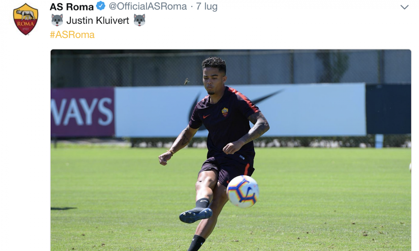 Justin Kluivert is already lighting up training