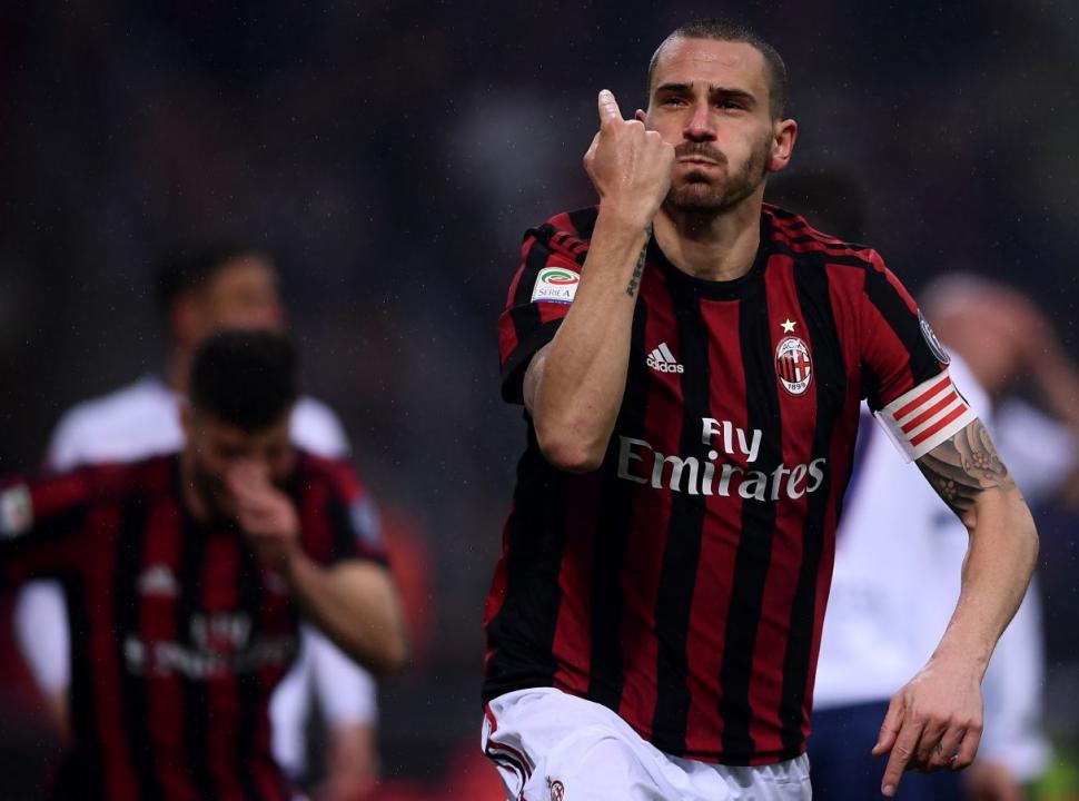 Bonucci sul Milan: 