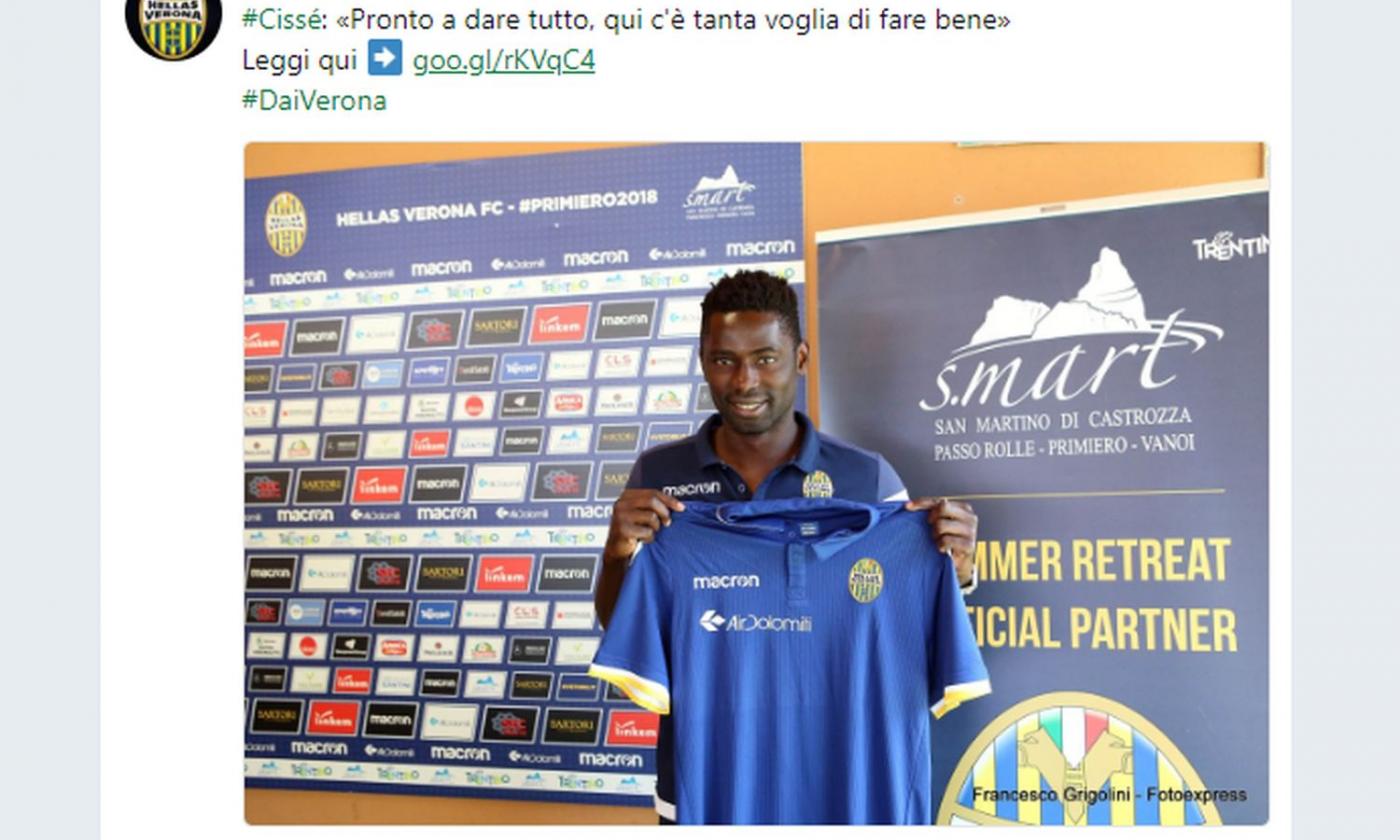 Verona, Cissé: 'Felice del mio ritorno! Su Grosso...'