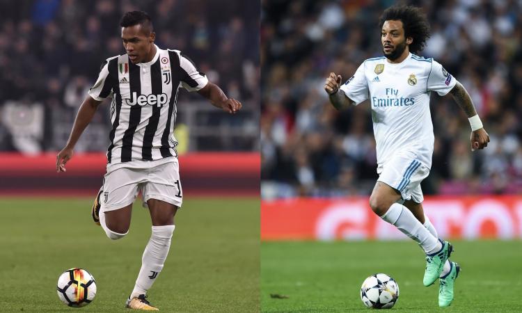Scambio Marcelo-Alex Sandro: Juve e Real Madrid studiano l'operazione