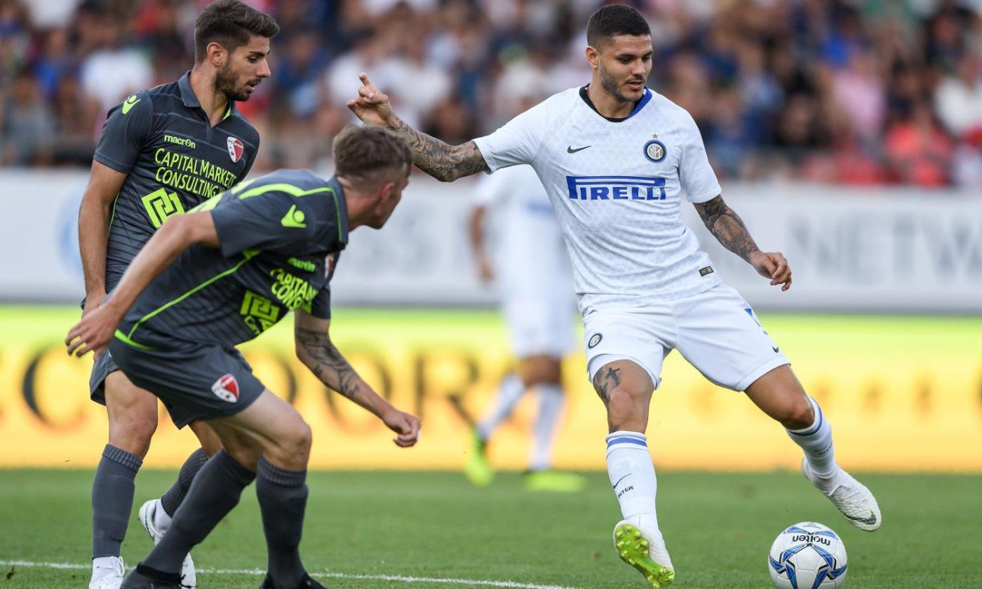 Inter, Icardi continua a lavorare a parte