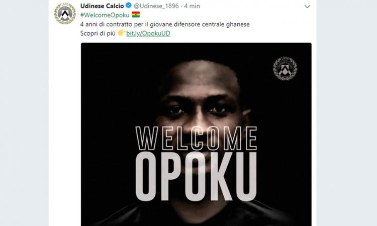 Udinese, UFFICIALE: ecco Opoku