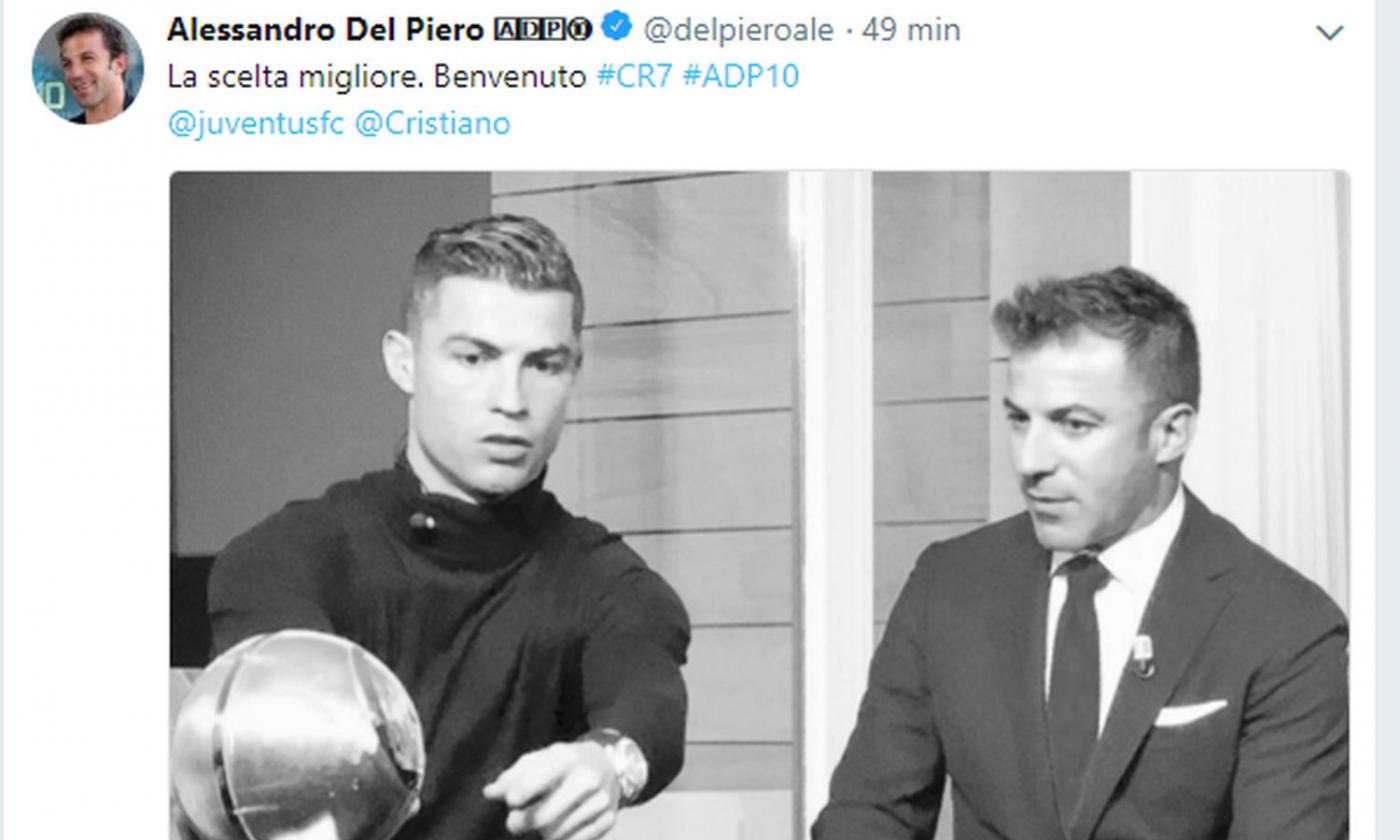 La Juventus accoglie Cristiano Ronaldo: tutti i messaggi e le FOTO