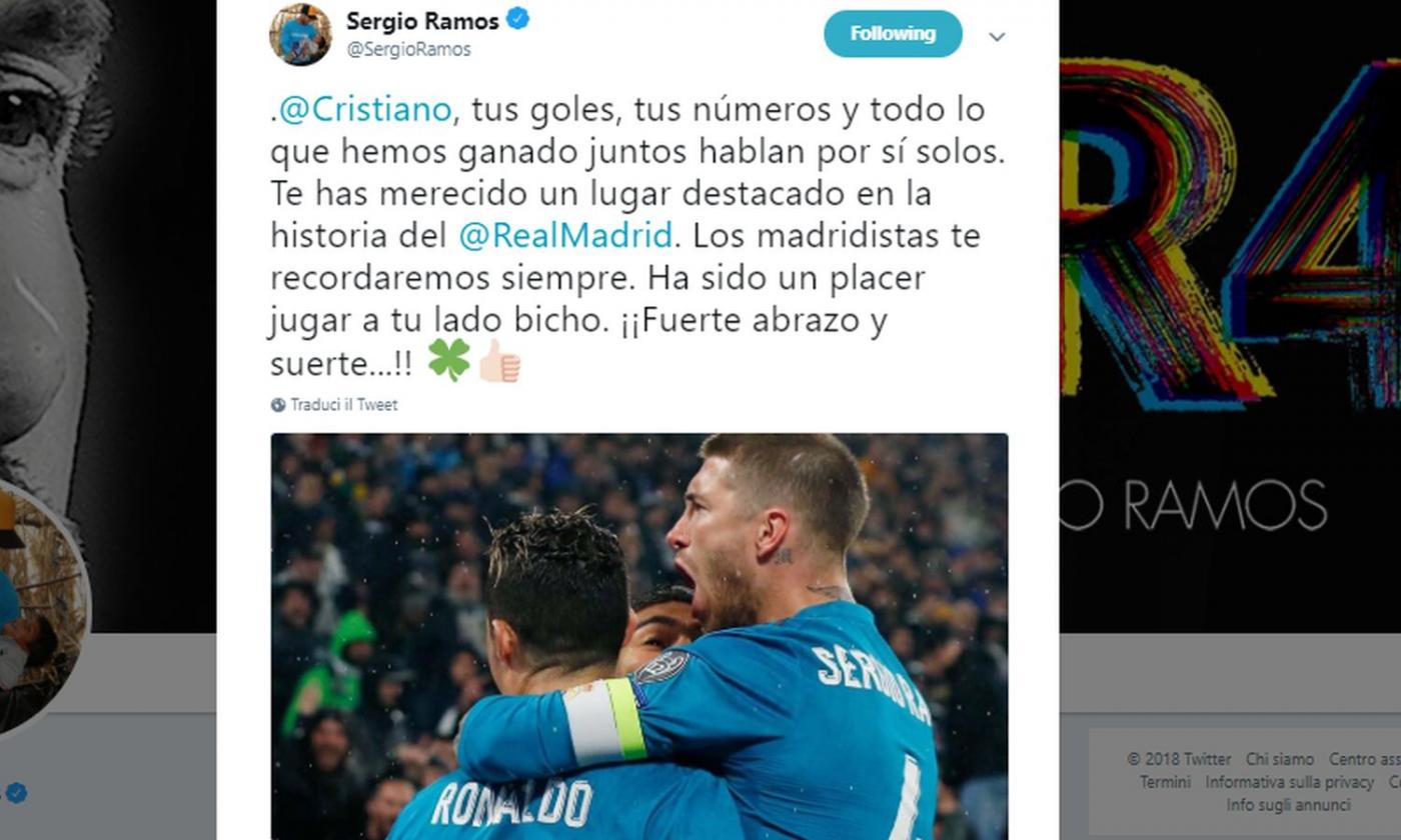 RONALDO ALLA JUVE: da Ramos a Bale tutte le reazioni dal mondo e le FOTO