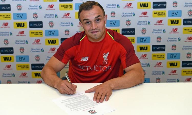 Liverpool, UFFICIALE: dallo Stoke City arriva l'ex Inter Shaqiri