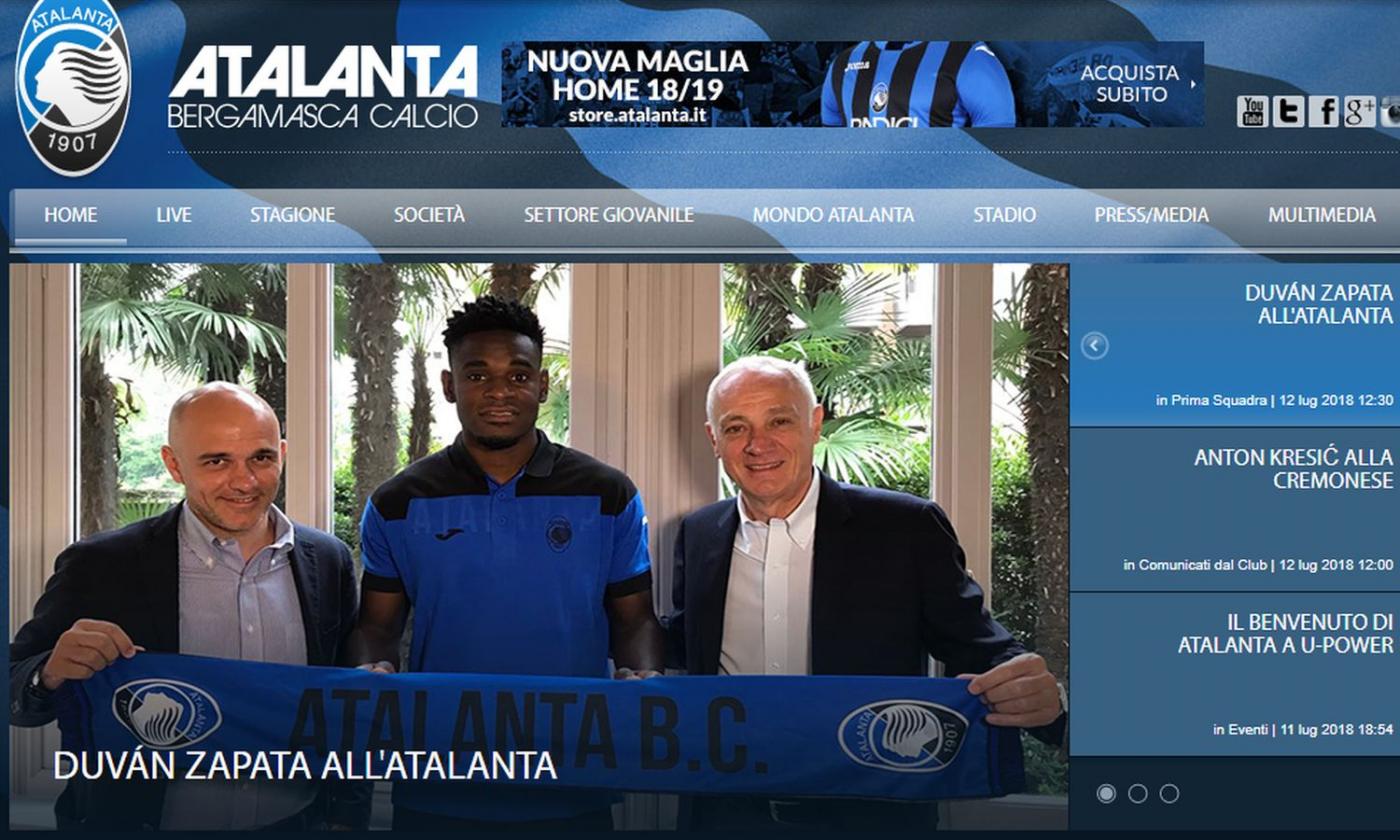 Atalanta, UFFICIALE Zapata: 'Per sempre grato alla Sampdoria'