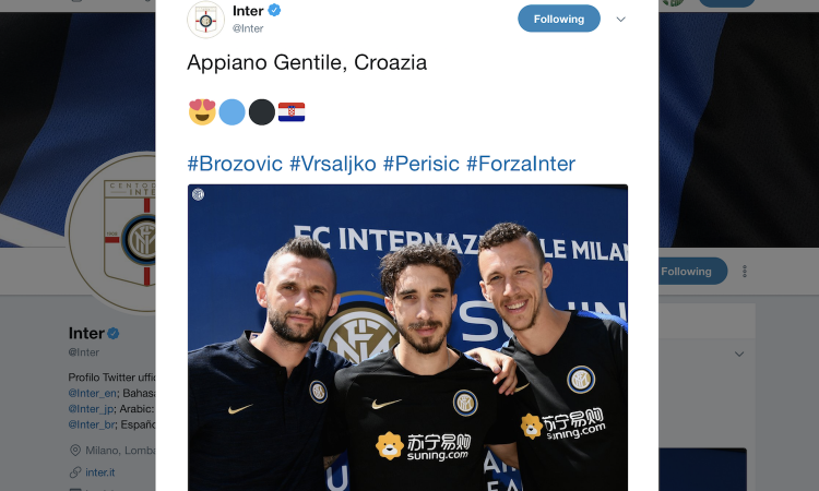 Perisic chiama Modric all'Inter: 'Chi manca?'. E arriva il like di Luka...