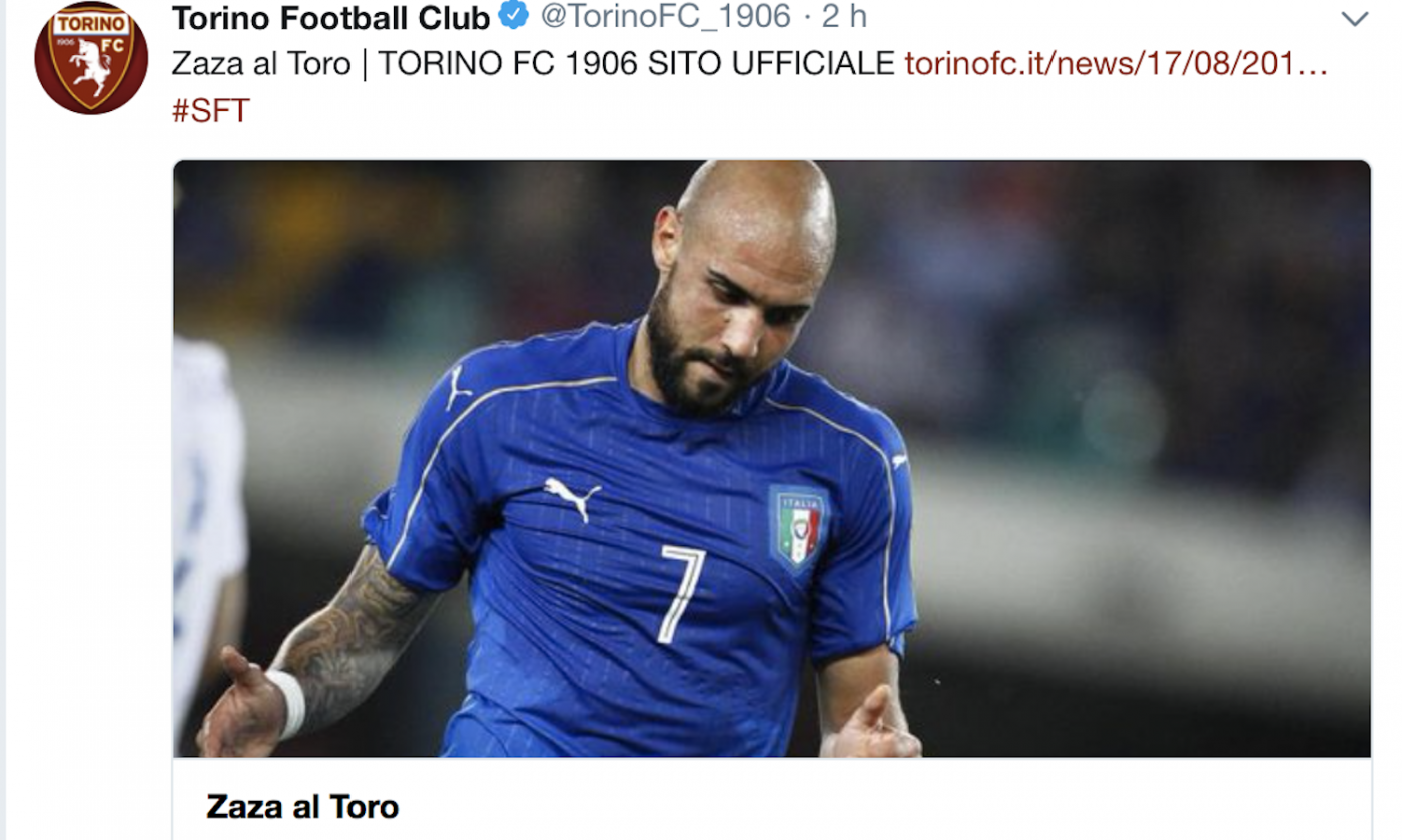 Convocati Torino: c'è Zaza