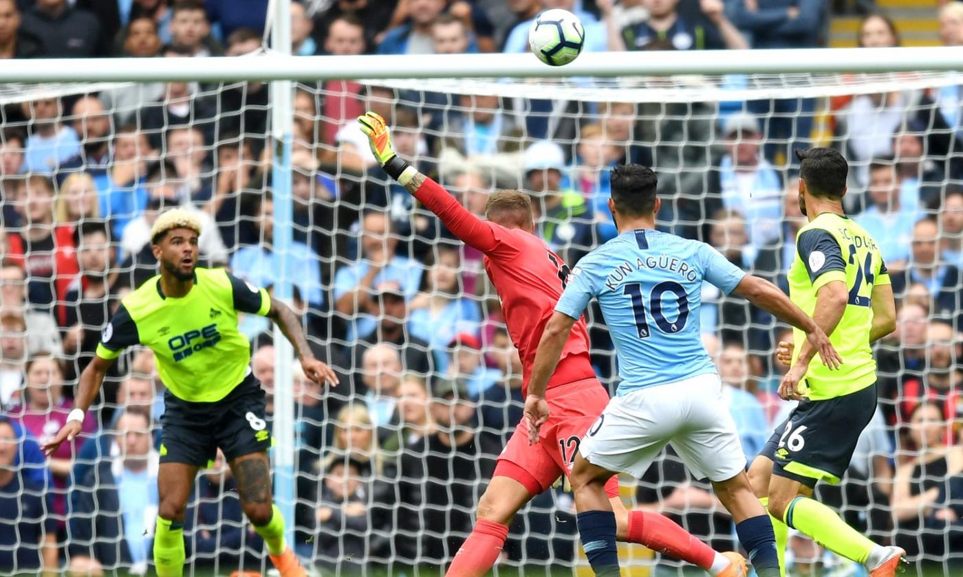 Premier: Aguero trascina il Manchester City, che vince 6-1. Manchester United ko, male Mourinho. Watford in testa