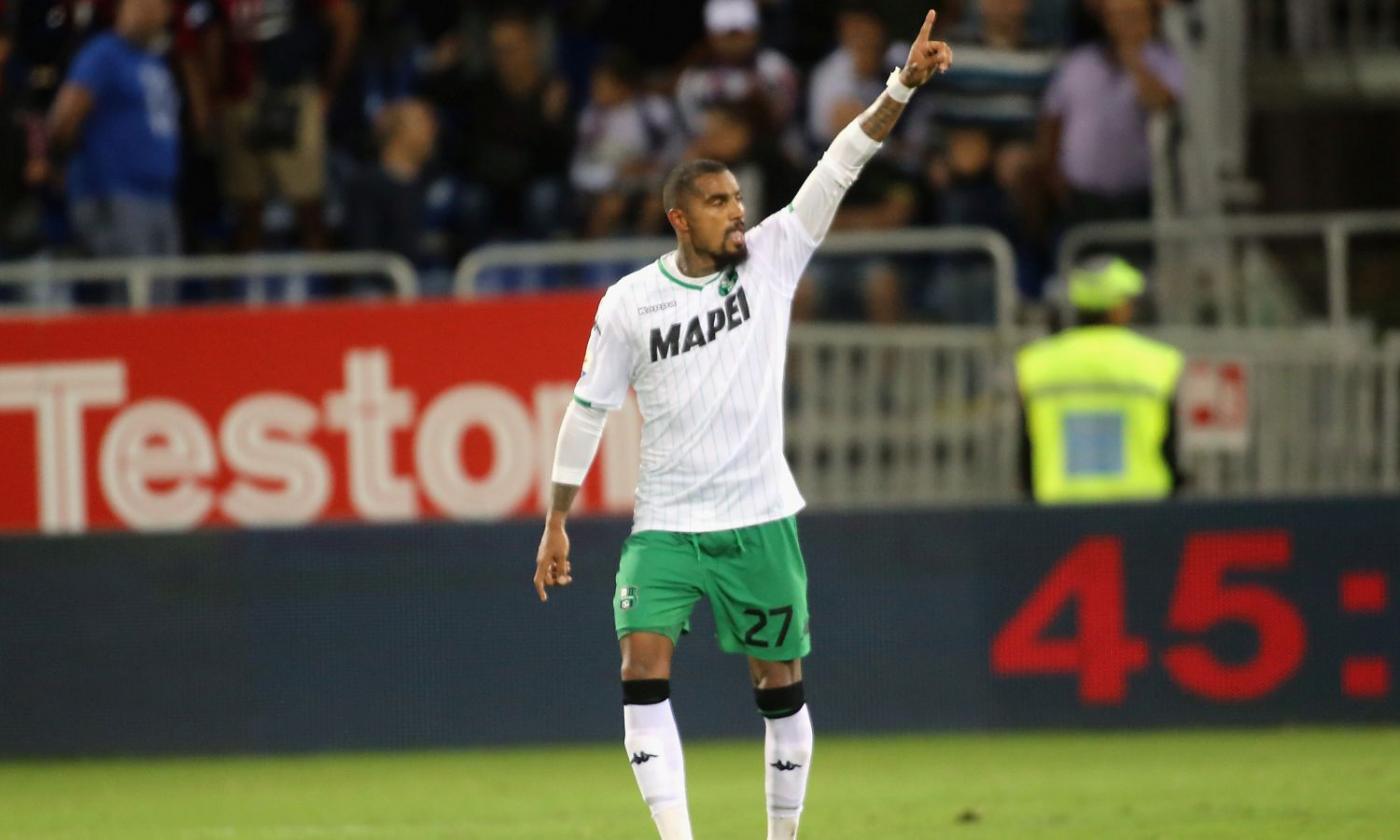 Sassuolo, Boateng esulta: 'Avanti così!' FOTO