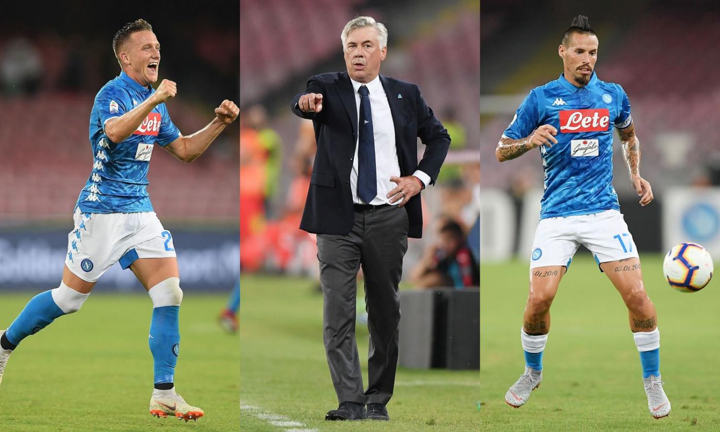 Napoli, Ancelotti svolta con Mertens e Zielinski: ora resta da tagliare Hamsik