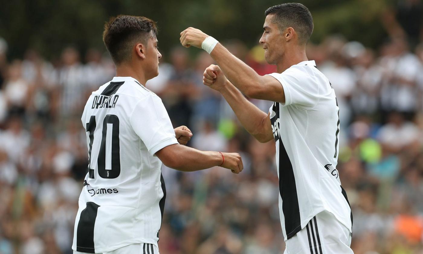 Juve: Ronaldo e Bonucci i top a Villar. Dybala segna, ma è in ritardo VIDEO