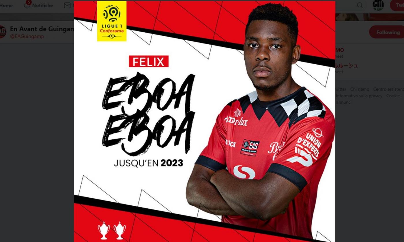 Guingamp, UFFICIALE: rinnova Eboa Eboa