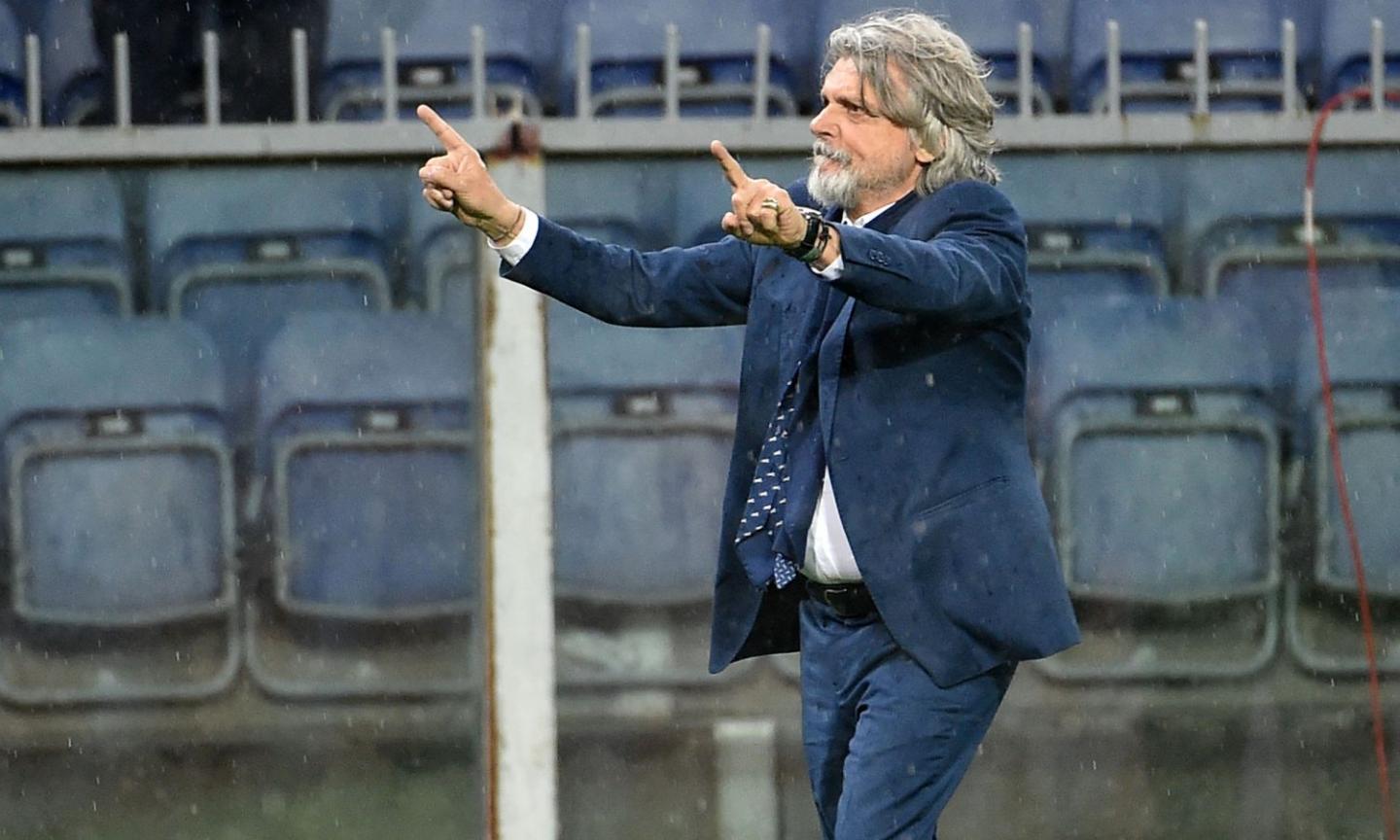 Sampdoria-Inter, Ferrero polemico: 'Fanno i regali a chi non ne ha bisogno'