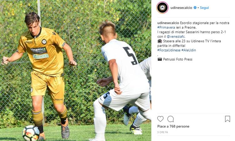 Udinese, UFFICIALE: Renzi jr nella lista Primavera