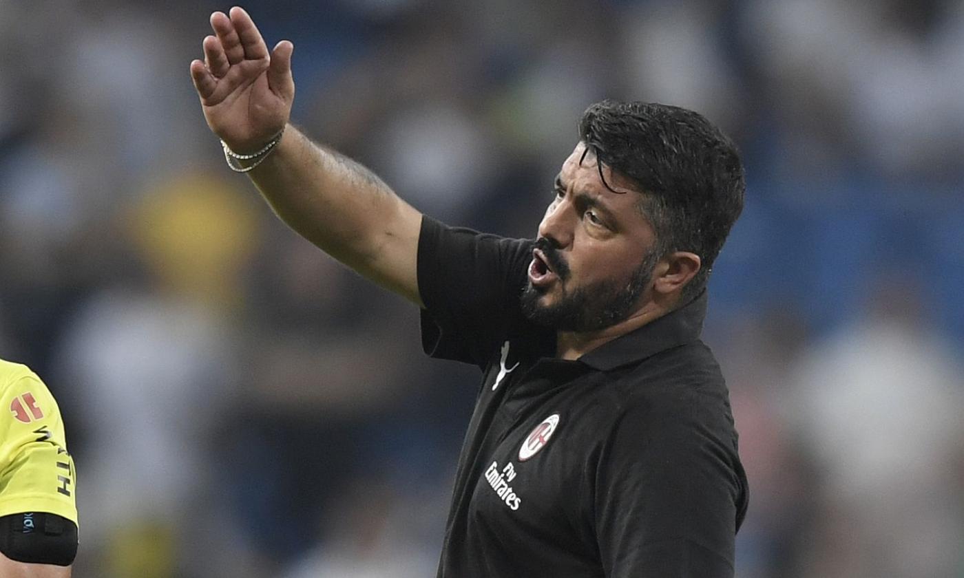 Milan, Gattuso lavora su due gruppi verso la Roma