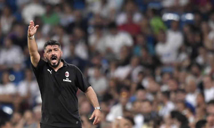 Milan, Gattuso: 'Divario con la Juve? Siamo sulla strada giusta, ma Higuain da solo non basta'