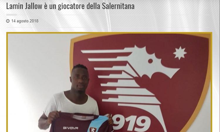 Salernitana, UFFICIALE: ci sono Jallow e Rosina