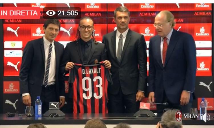Maglia Home AC Milan DIEGO LAXALT Maglia Home AC Milan DIEGO LAXALT