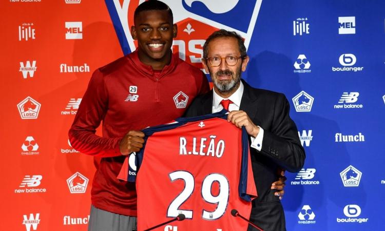 Pres Lille: 'Rafael Leao? Piace a 8 club di cui 4 italiani'